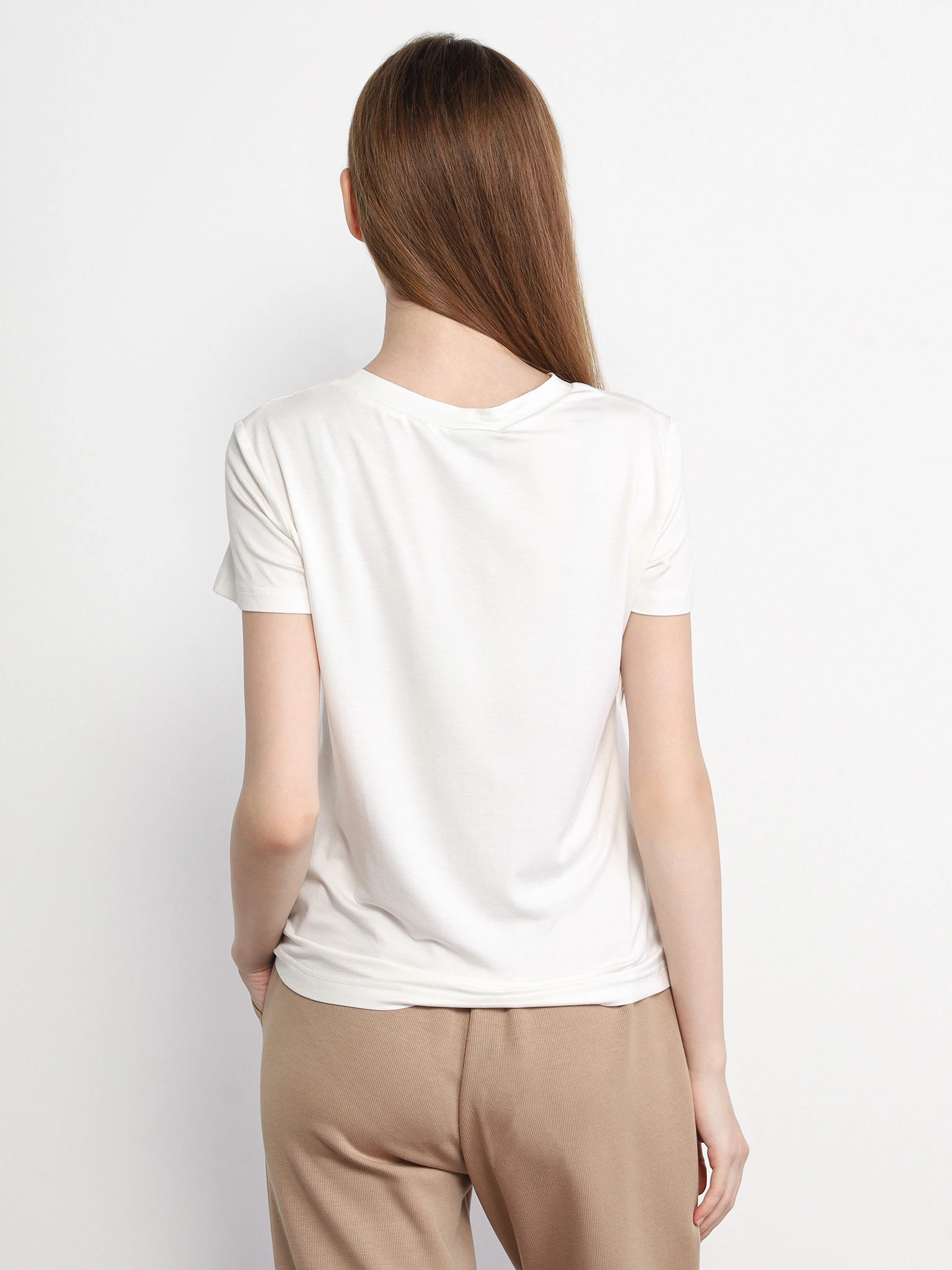 Футболка прямого кроя с принтом